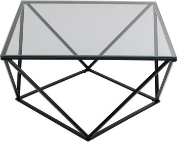 Couchtisch Cristallo Schwarz 80x80cm – Grafik-1.