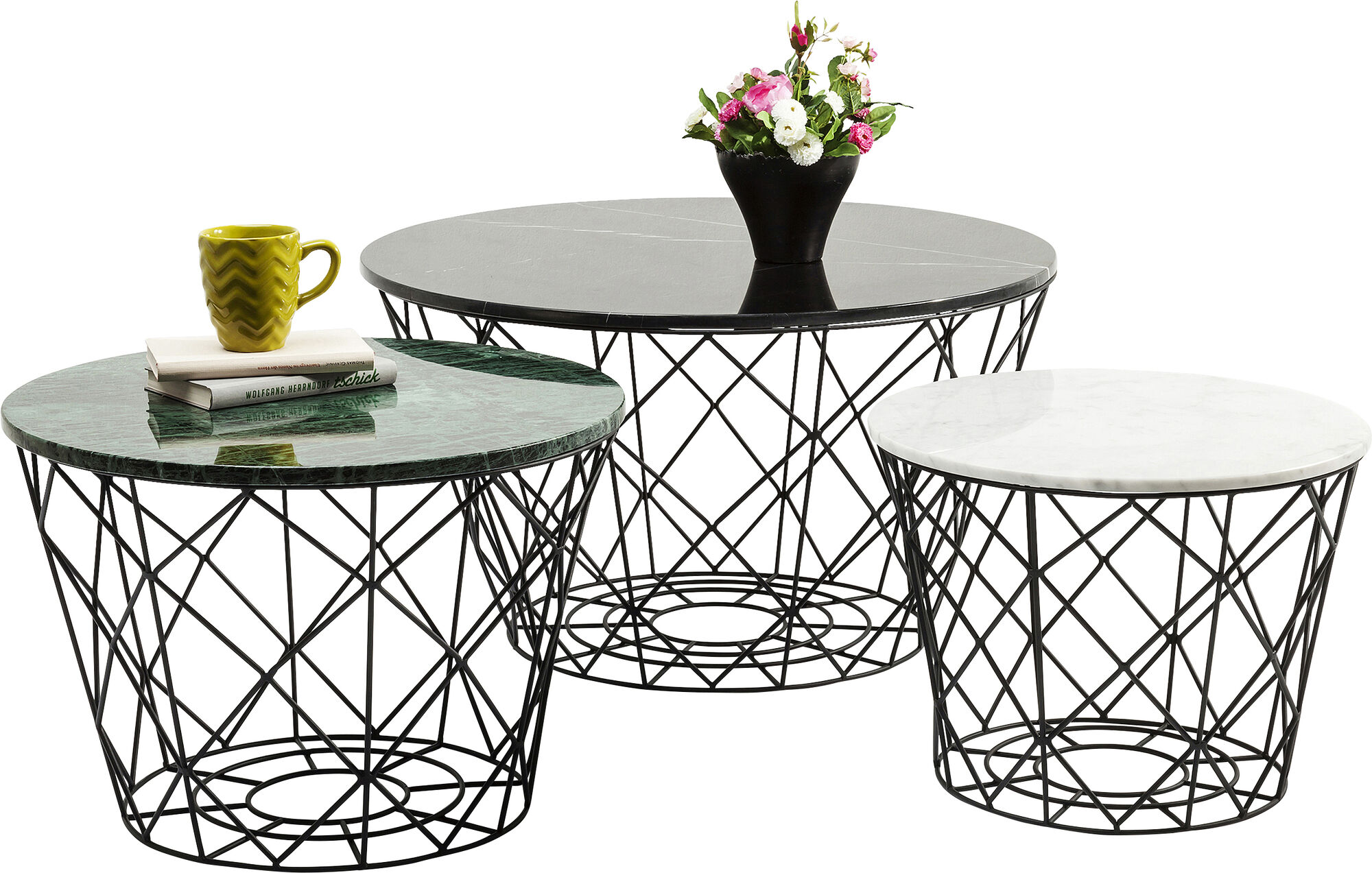 Couchtisch East Coast Rund (3/Set) – Grafik-1.