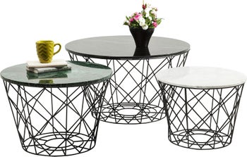 Couchtisch East Coast Rund (3/Set) – Grafik-1.