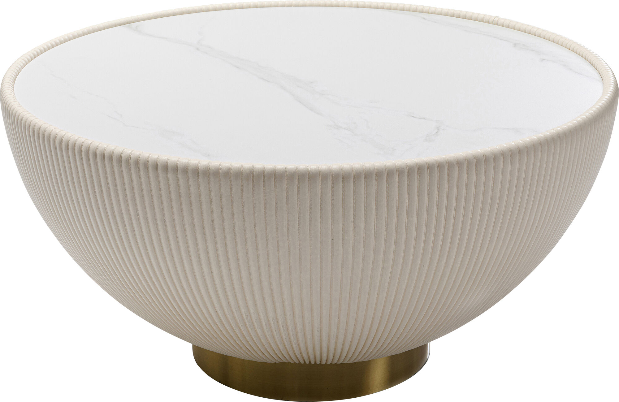 Couchtisch Endless Vegas Weiß Ø71cm – Grafik-1.