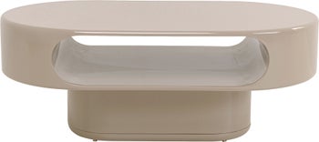 Couchtisch Glossy Taupe 60x100cm – Grafik-1.