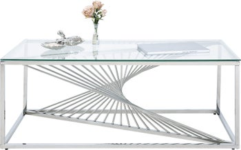 Couchtisch Laser Silber Klarglas 120x60cm – Grafik-1.
