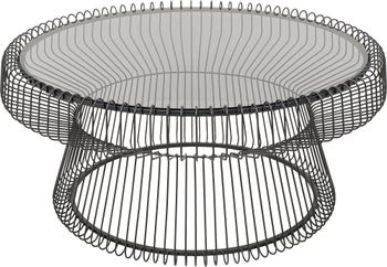 Couchtisch Lisboa Schwarz Ø86cm – Grafik-1.