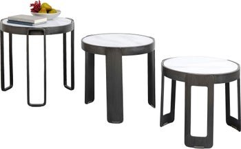 Couchtisch Perelli Schwarz (3/Set) – Grafik-1.