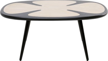 Couchtisch Petal Nature Schwarz 90x60cm – Grafik-1.