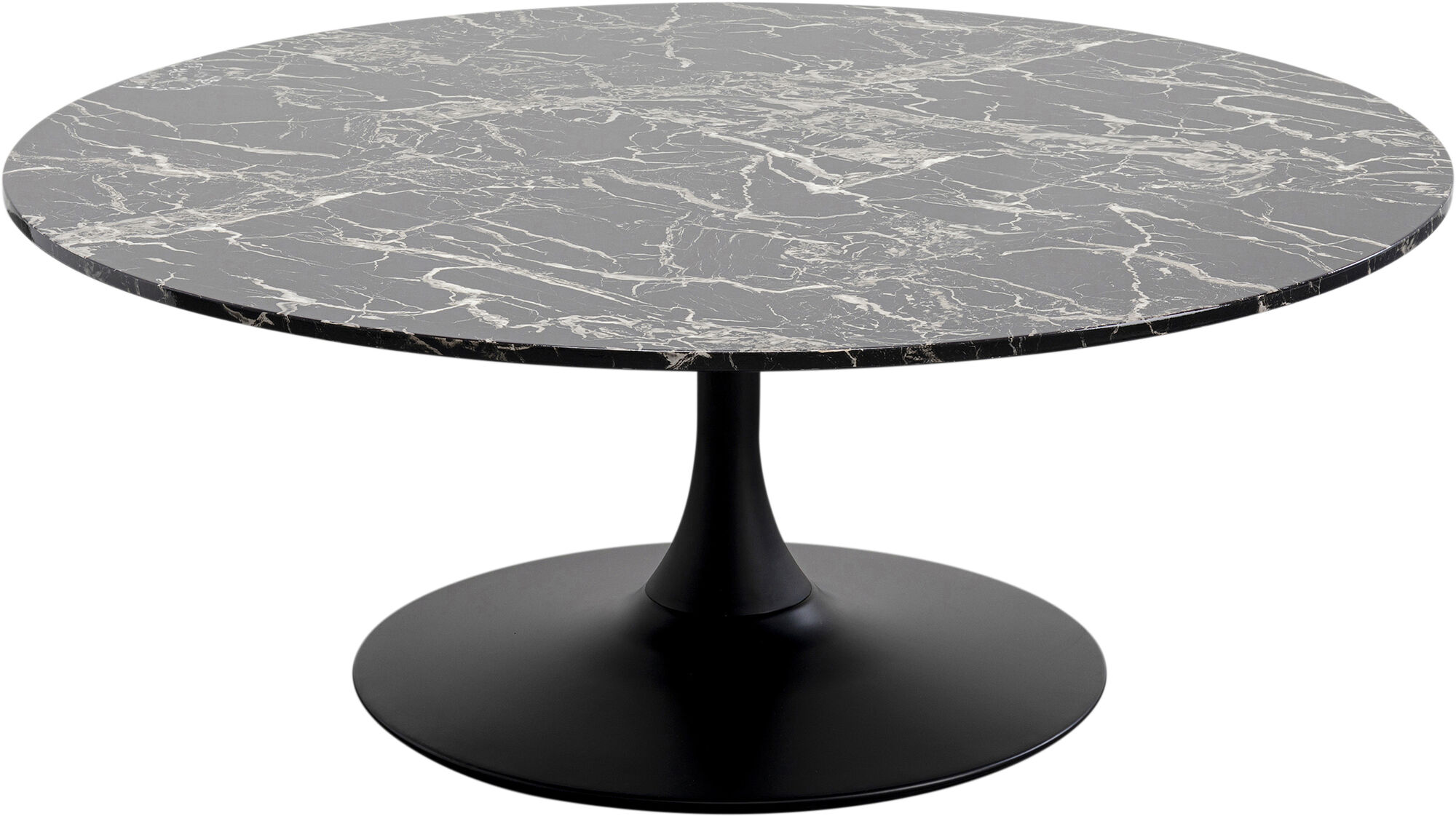 Couchtisch Schickeria Marmor Schwarz Ø110cm – Grafik-1.