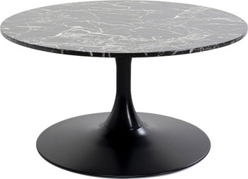 Couchtisch Schickeria Marmor Schwarz Ø80cm – Grafik-1.