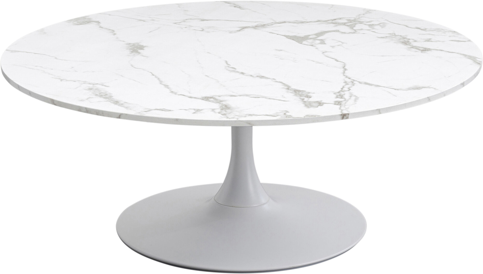 Couchtisch Schickeria Marmor Weiß Ø110cm – Grafik-1.