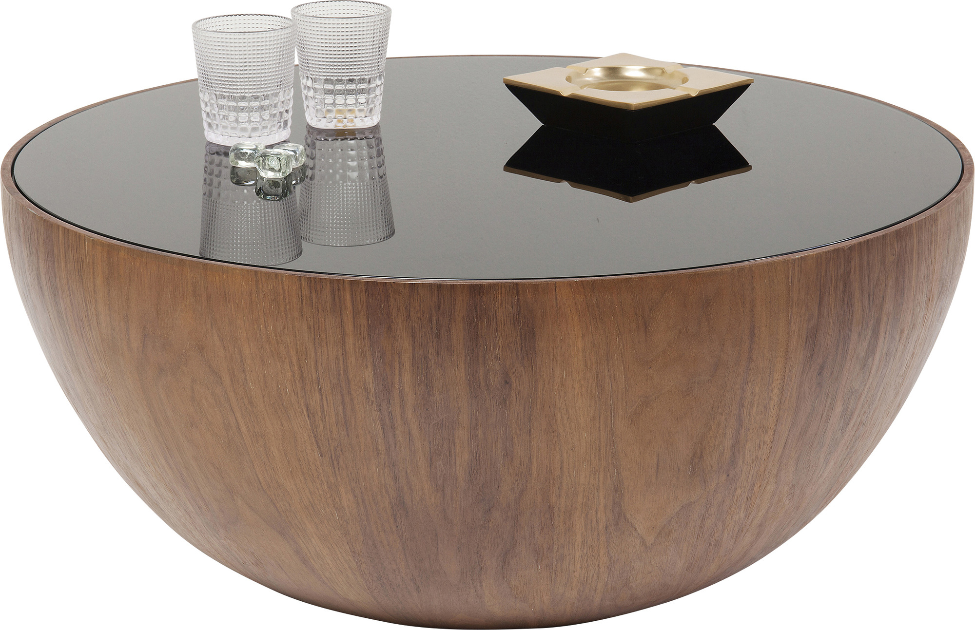 Couchtisch Tear Drops Walnuss Ø80cm – Grafik-1.