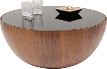Couchtisch Tear Drops Walnuss Ø80cm – Grafik-1.