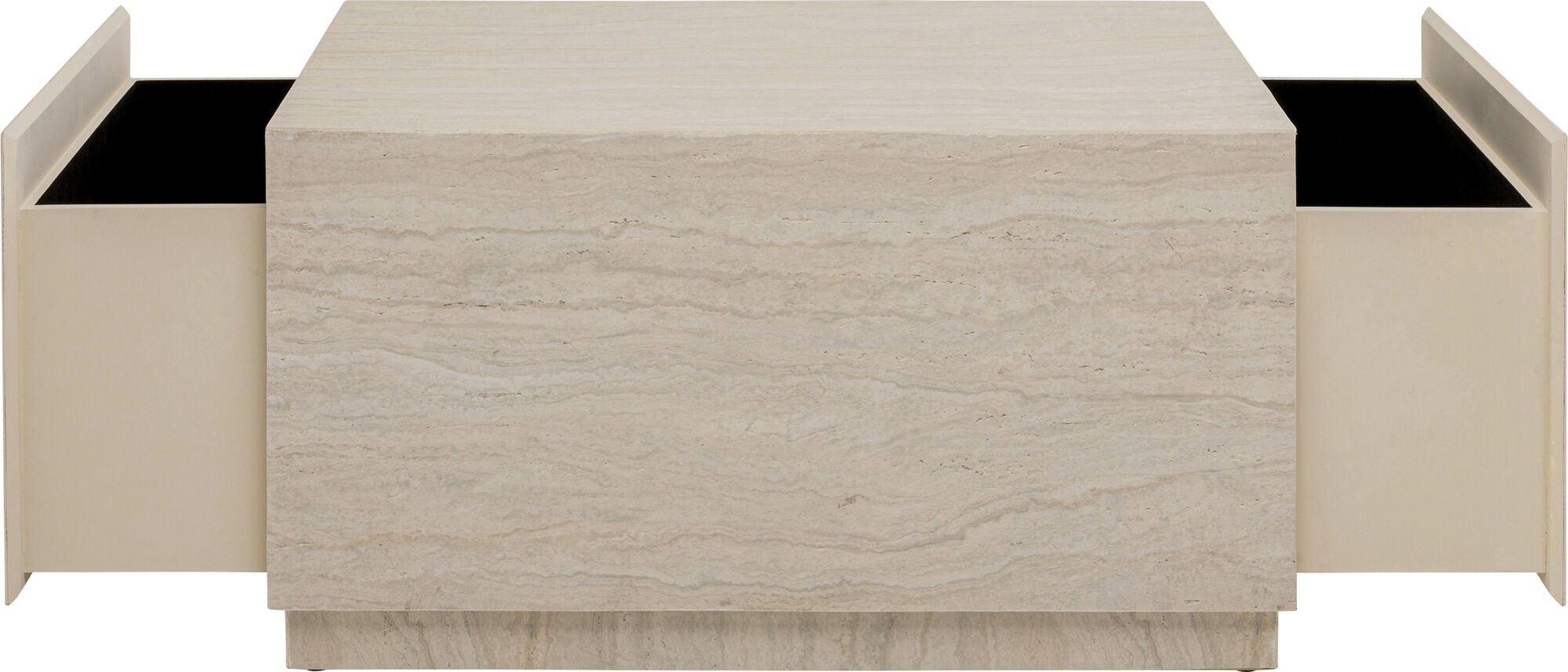 Couchtisch Travertino Trunk 80x60cm – Grafik-1.