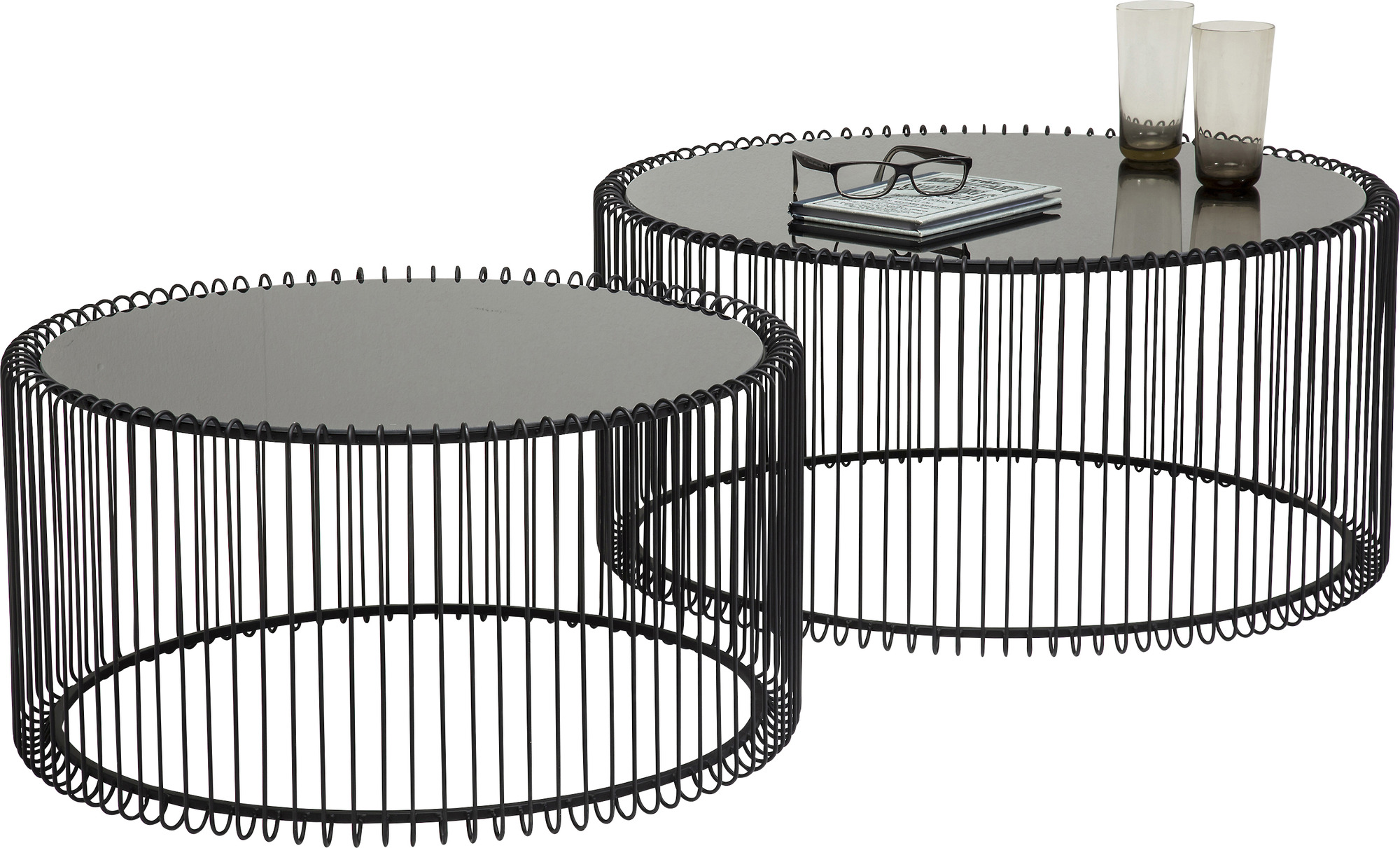 Produkt: Couchtisch Wire Black (2/Set).