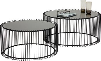 Produkt: Couchtisch Wire Black (2/Set).