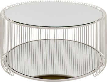 Couchtisch Wire Double Greige Ø80cm – Grafik-1.