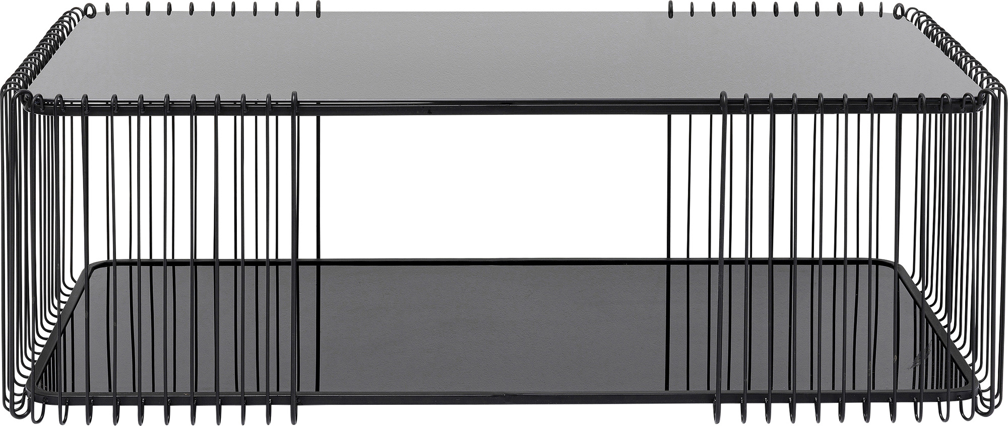 Couchtisch Wire Double Schwarz 120x60cm