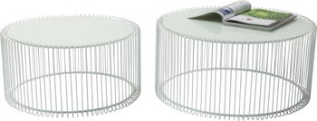Couchtisch Wire White (2/Set) – Grafik-1.