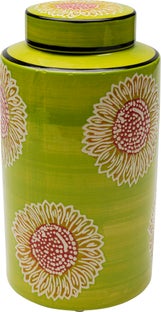 Deko Dose Big Bloom Grün 27cm – Grafik-1.
