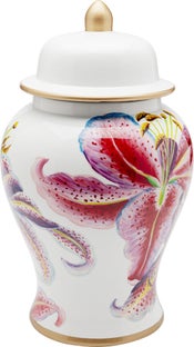 Deko Dose Lillies Pink Ø26cm – Grafik-1.