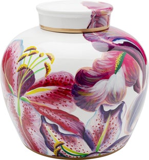 Deko Dose Lillies Pink Ø27cm – Grafik-1.