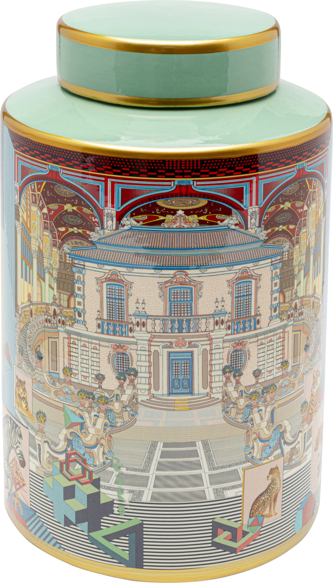 Deko Dose Palazzo Ø25cm – Grafik-1.