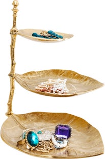 Deko Etagere Leaf Gold – Grafik-1.