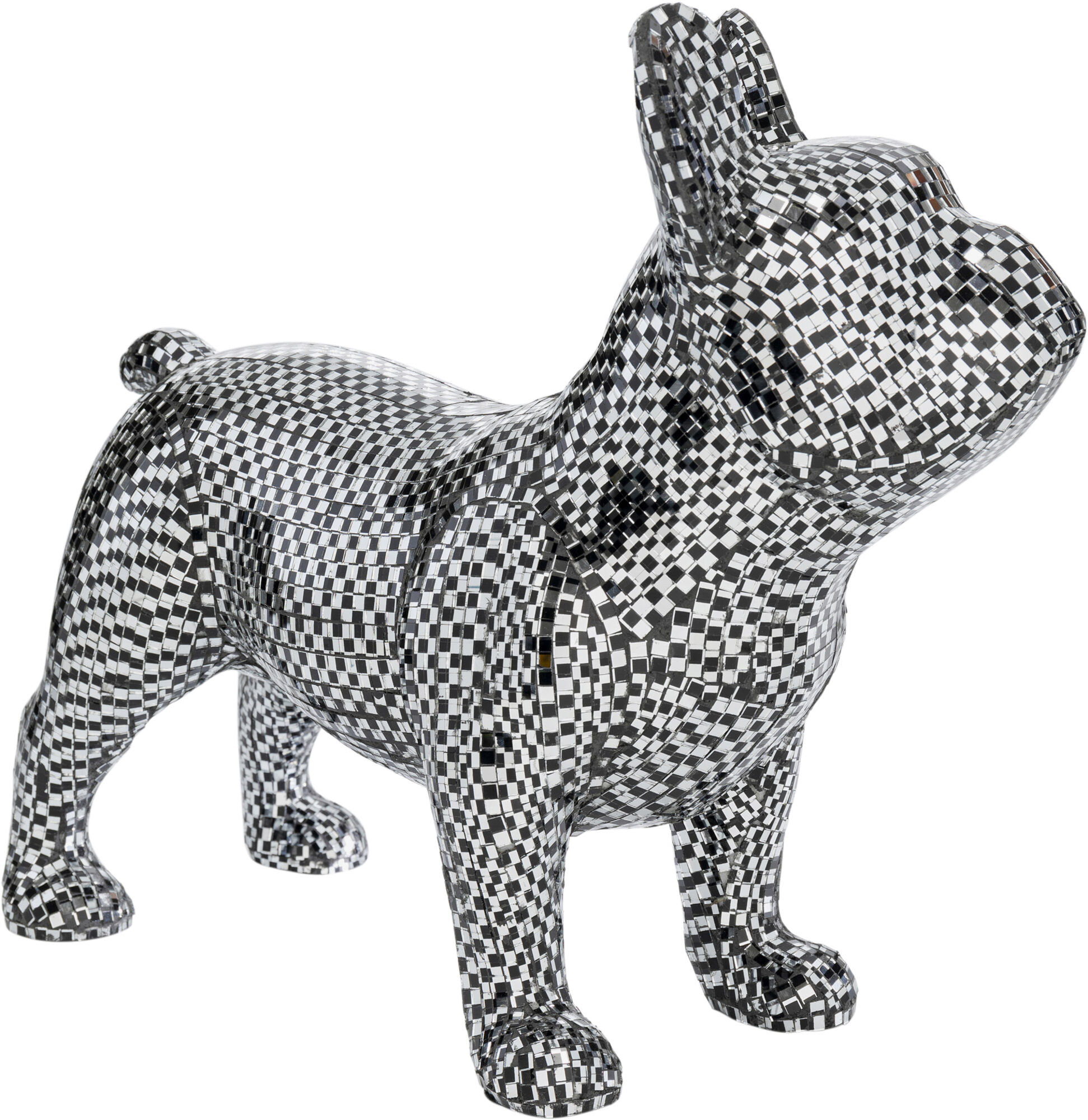 Deko Figur Bulldog Disco 36cm – Grafik-1.