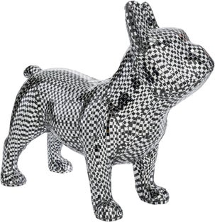 Deko Figur Bulldog Disco 36cm – Grafik-1.