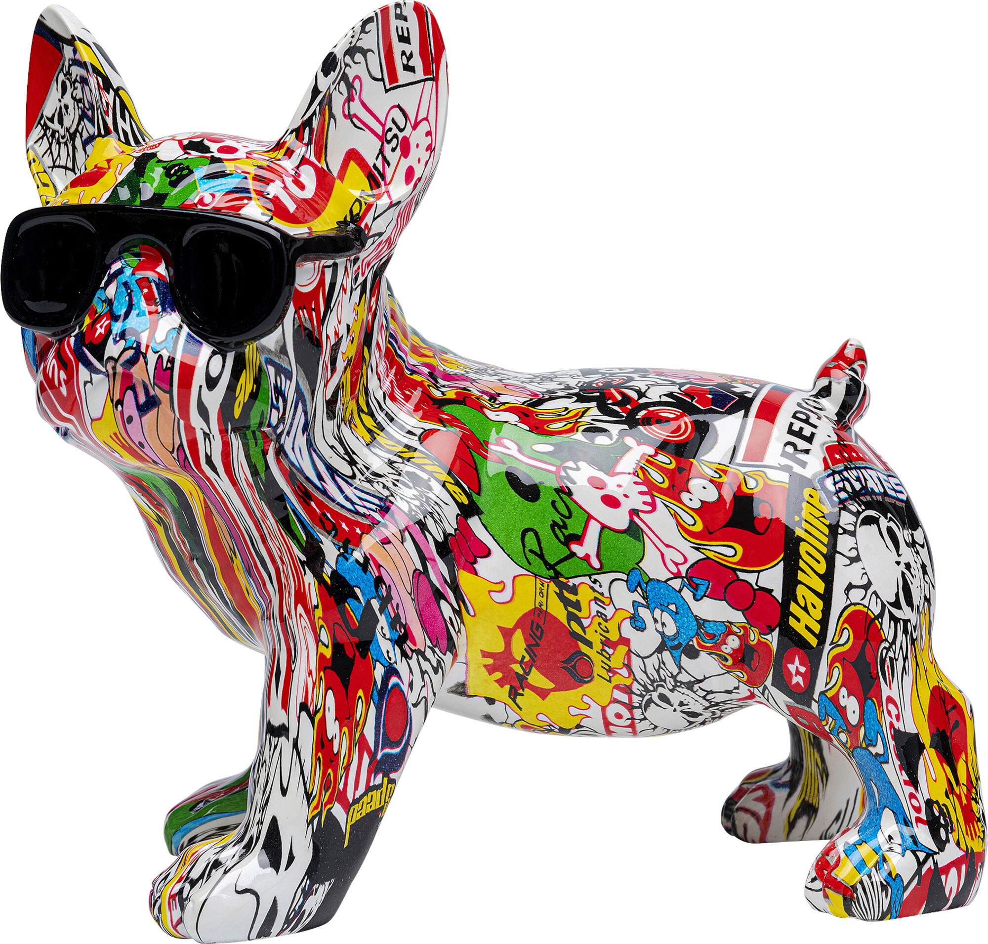 Deko Figur Comic Dog Glasses 25cm – Grafik-1.