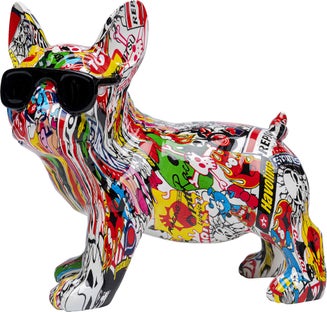 Deko Figur Comic Dog Glasses 25cm – Grafik-1.