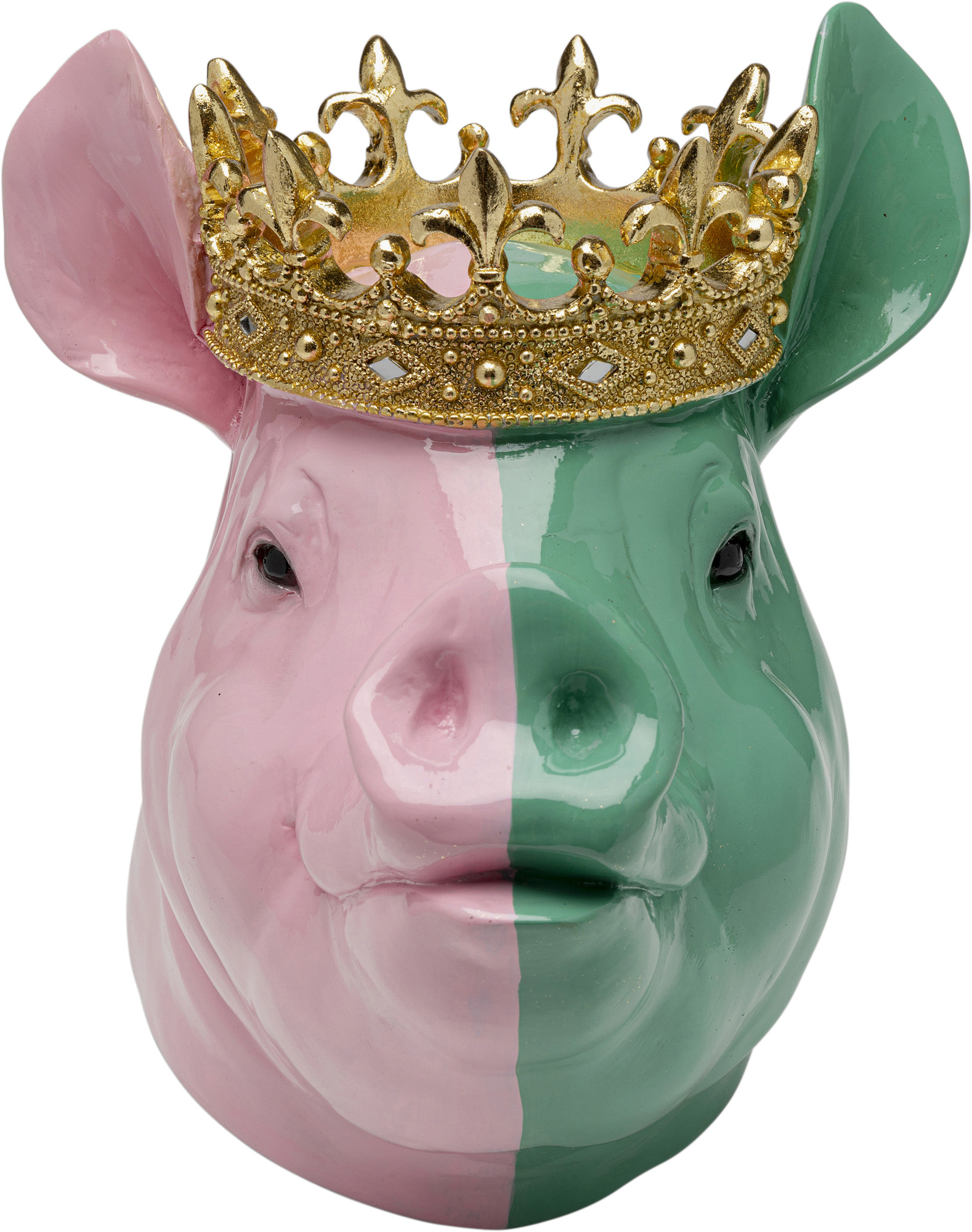 Deko Figur Crowned Pig 28cm