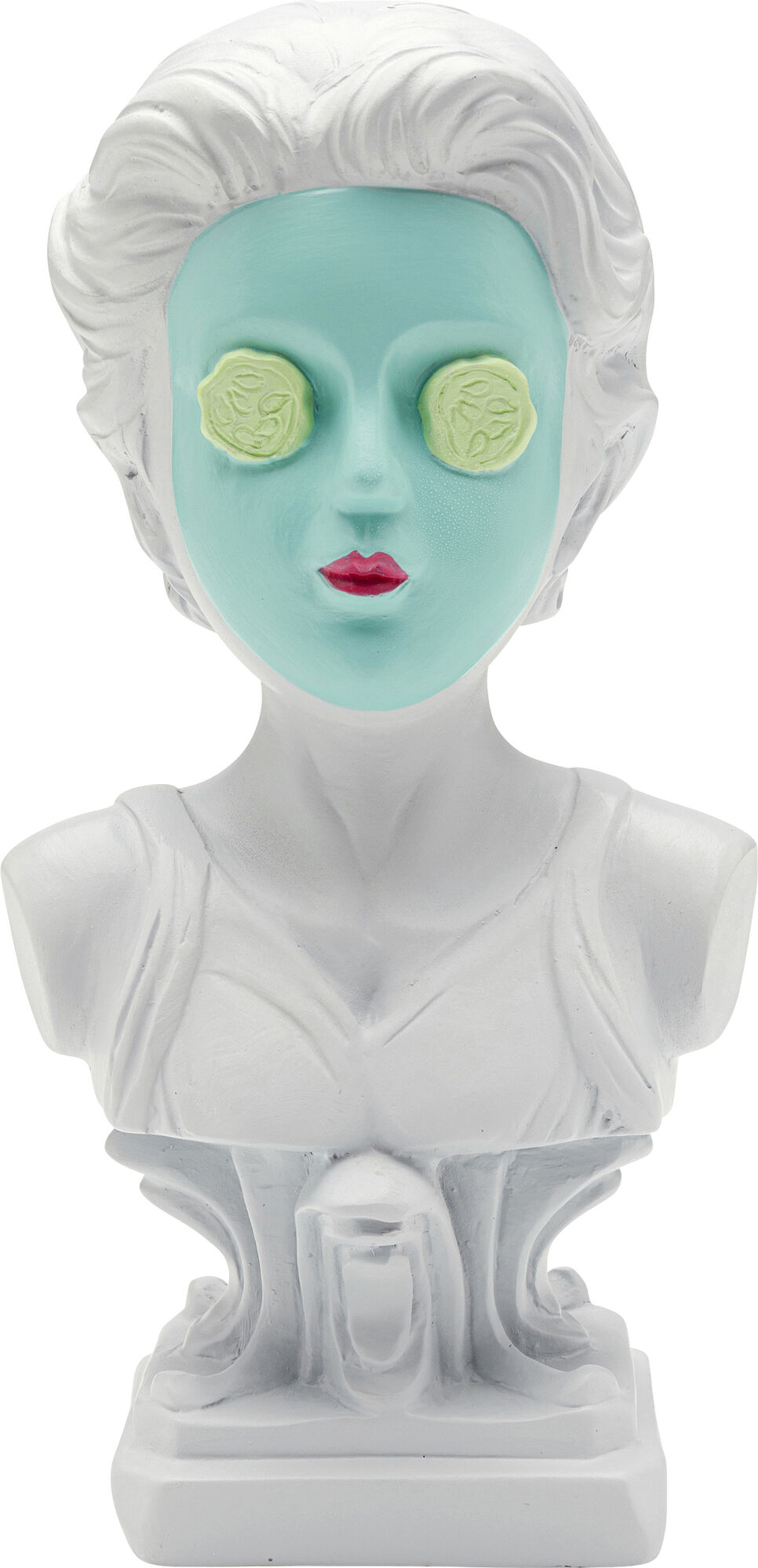 Deko Figur Cucumber Mask 20cm – Grafik-1.