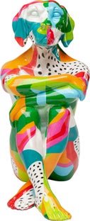 Deko Figur Dog Gillie Abstract – Grafik-1.