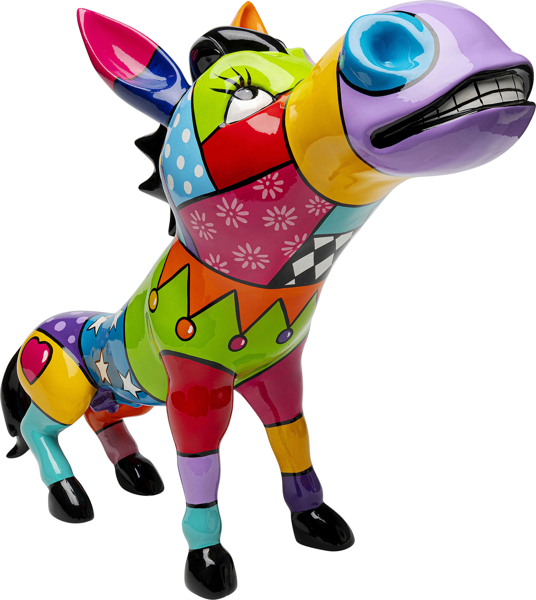 Deko Figur Donkey Patchwork 54cm – Grafik-1.