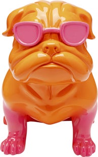 Deko Figur Fashion Dog Pink 37cm – Grafik-1.