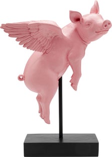 Deko Figur Flying Pig Rosa 29cm – Grafik-1.