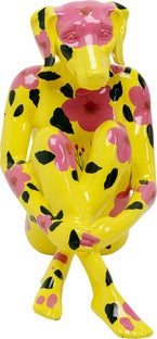 Deko Figur Gangster Dog Gelb 80cm – Grafik-1.