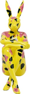 Deko Figur Rabbit Gillie Gelb 80cm – Grafik-1.