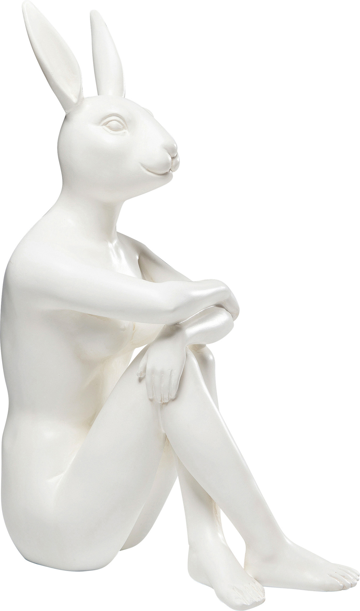 Deko Figur Gangster Rabbit Weiß