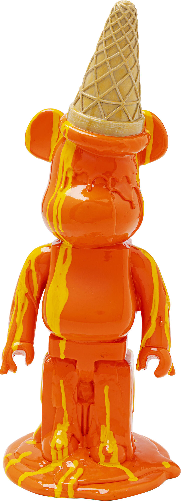Deko Figur Gelato Bear Orange 40cm – Grafik-1.