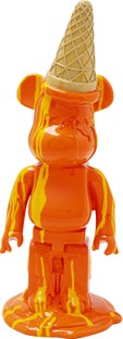 Deko Figur Gelato Bear Orange 40cm – Grafik-1.