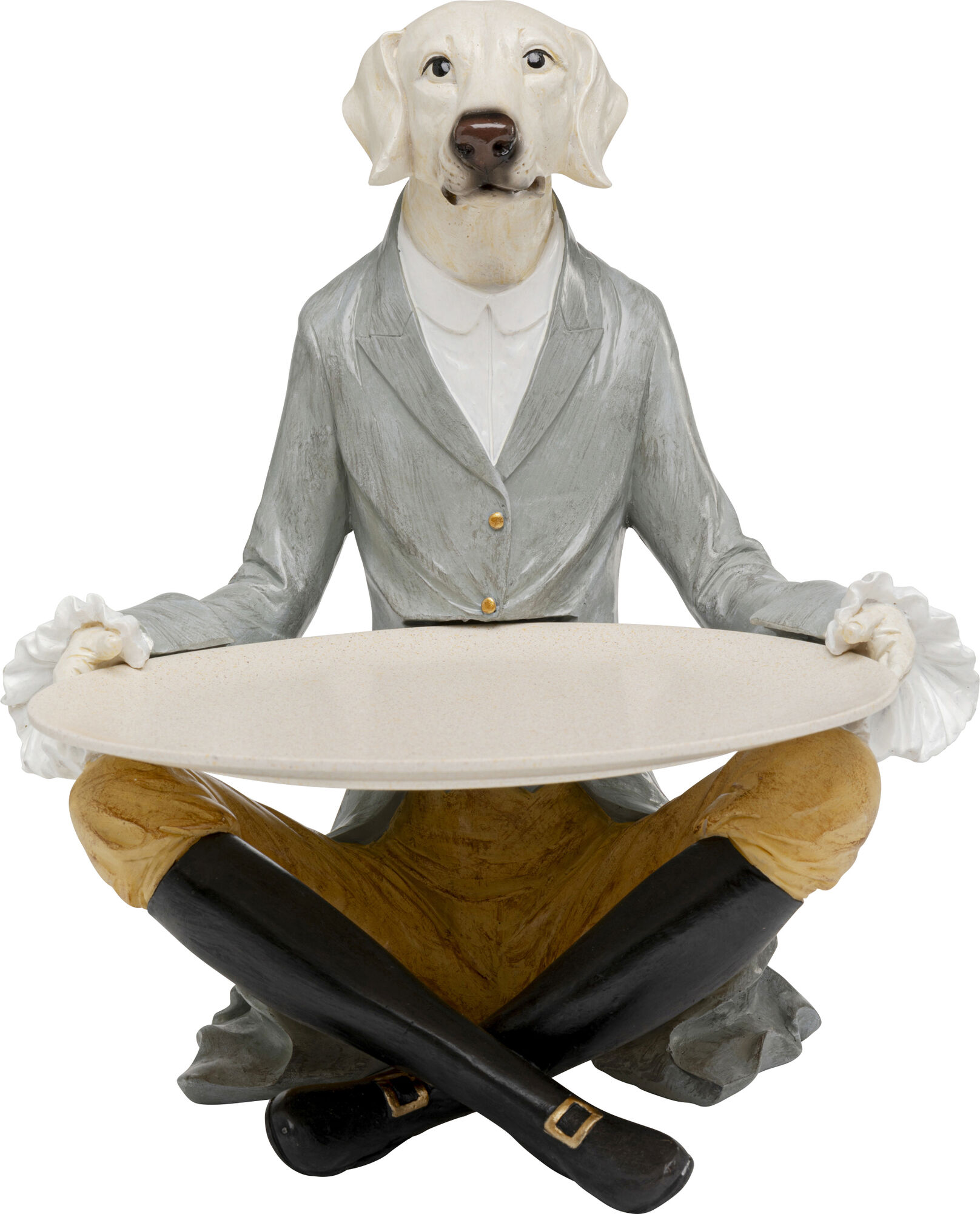 Deko Figur Gentleman Dog Tray 29cm – Grafik-1.