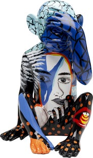 Deko Figur Graffiti Monkey Blau 39cm – Grafik-1.