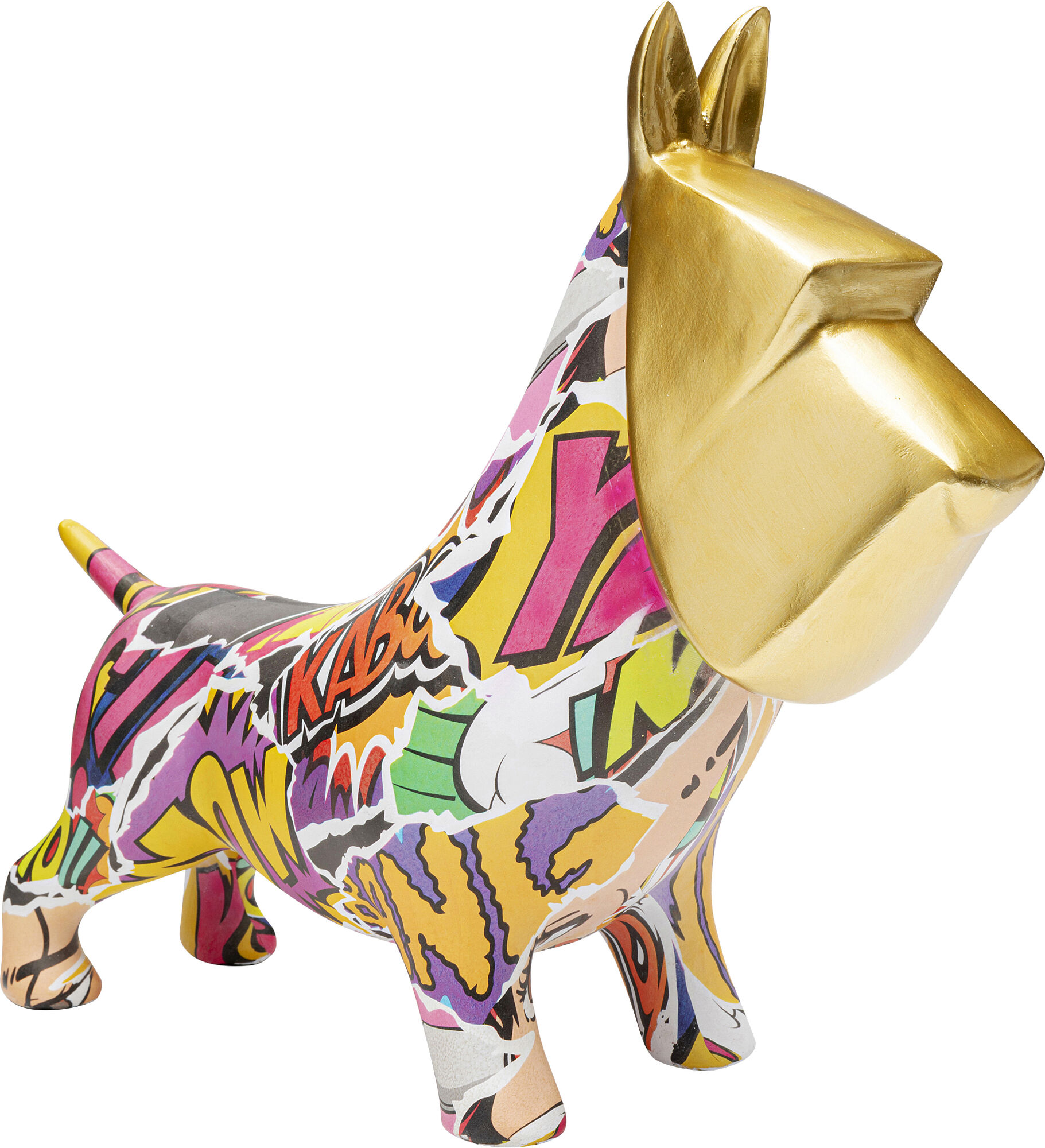 Deko Figur Graffiti Pixel Dog 35cm – Grafik-1.