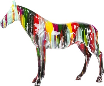 Deko Figur Horse Colore 216cm – Grafik-1.