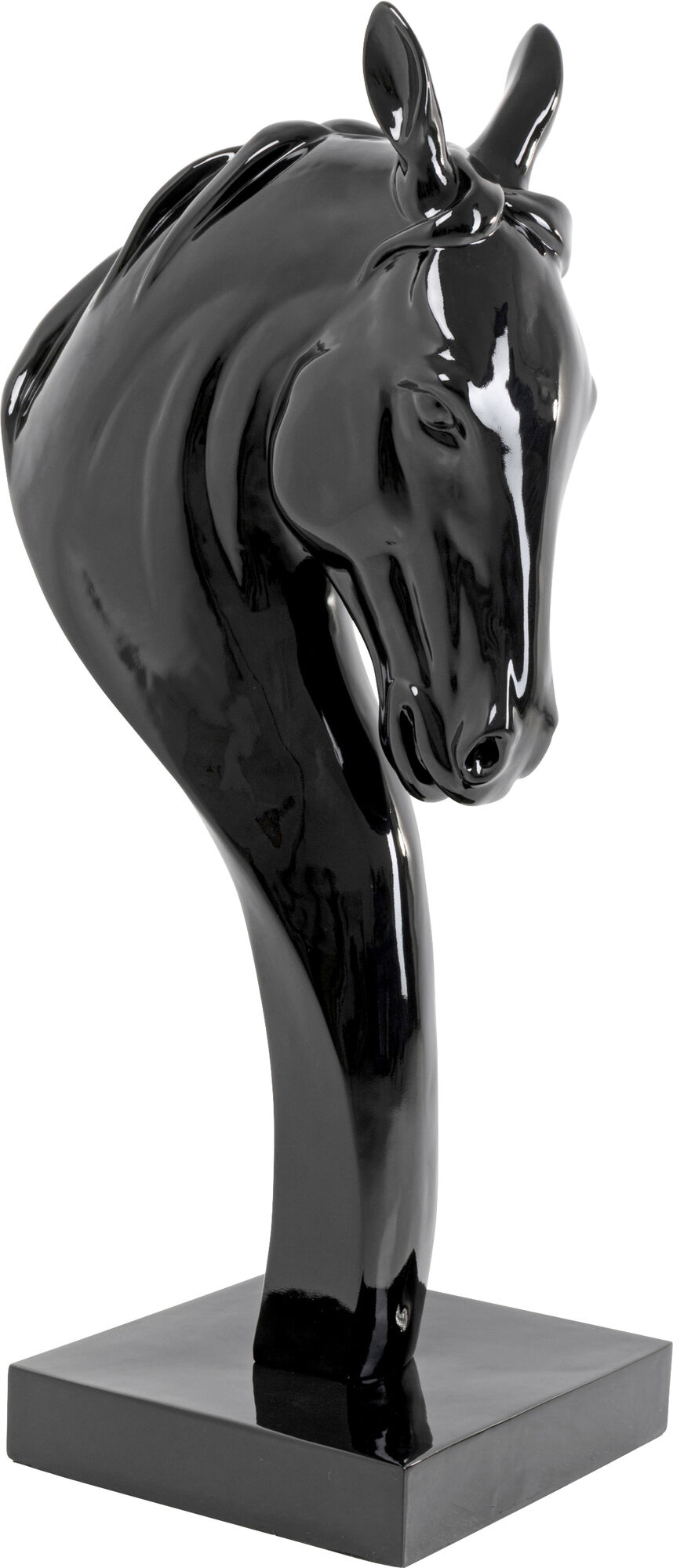 Deko Figur Horse Head Schwarz 180cm – Grafik-1.