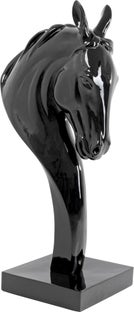 Deko Figur Horse Head Schwarz 180cm – Grafik-1.