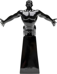 Deko Figur Jumper Schwarz 37cm – Grafik-1.