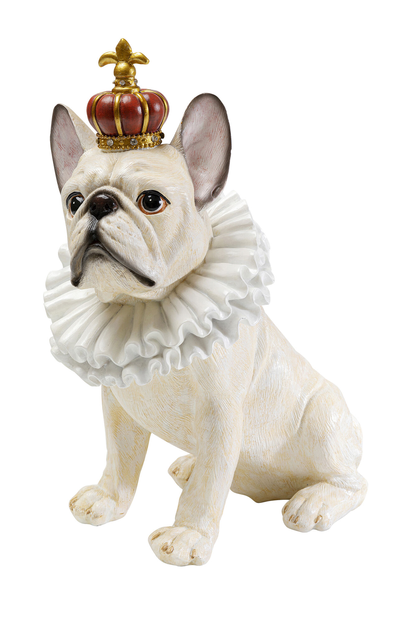 Deko Figur King Dog Weiß 33cm – Grafik-1.