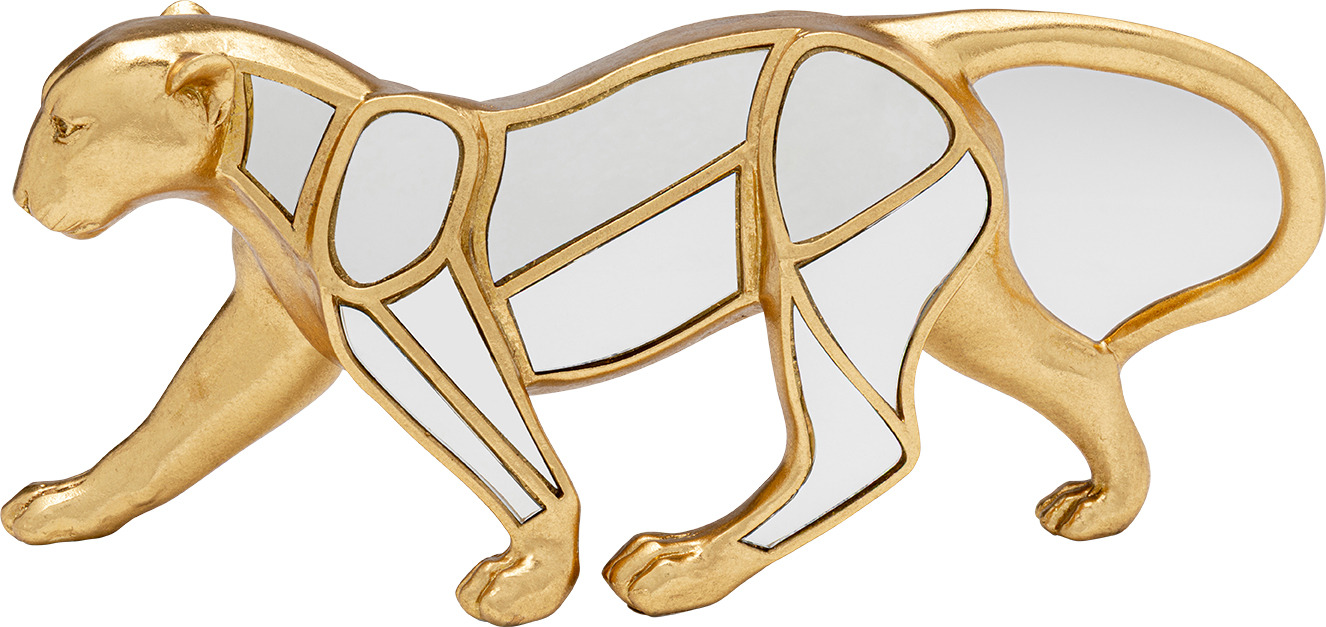 Deko Figur Leopard Mirror 17cm