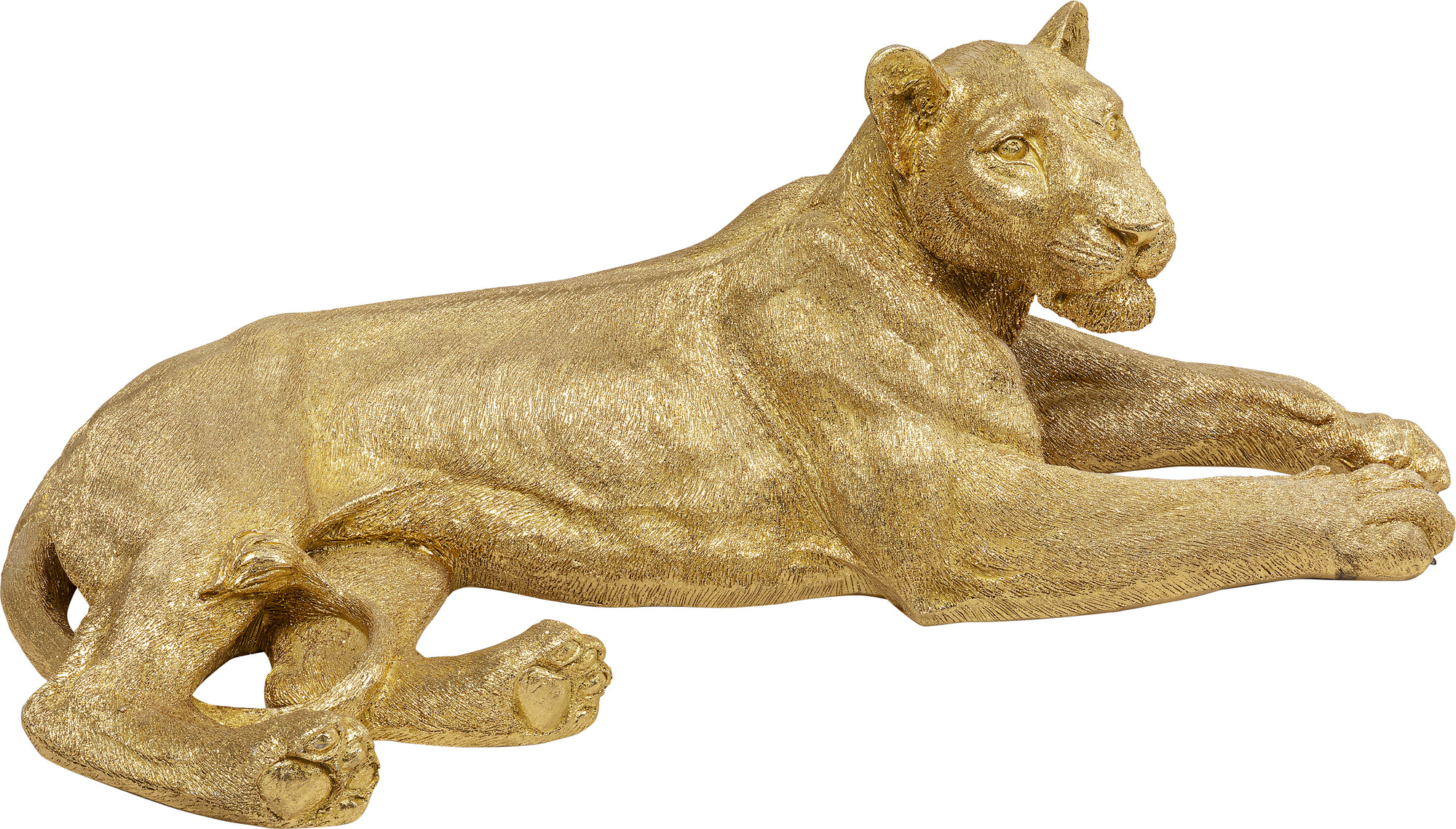 Deko Figur Lion Gold 113cm
